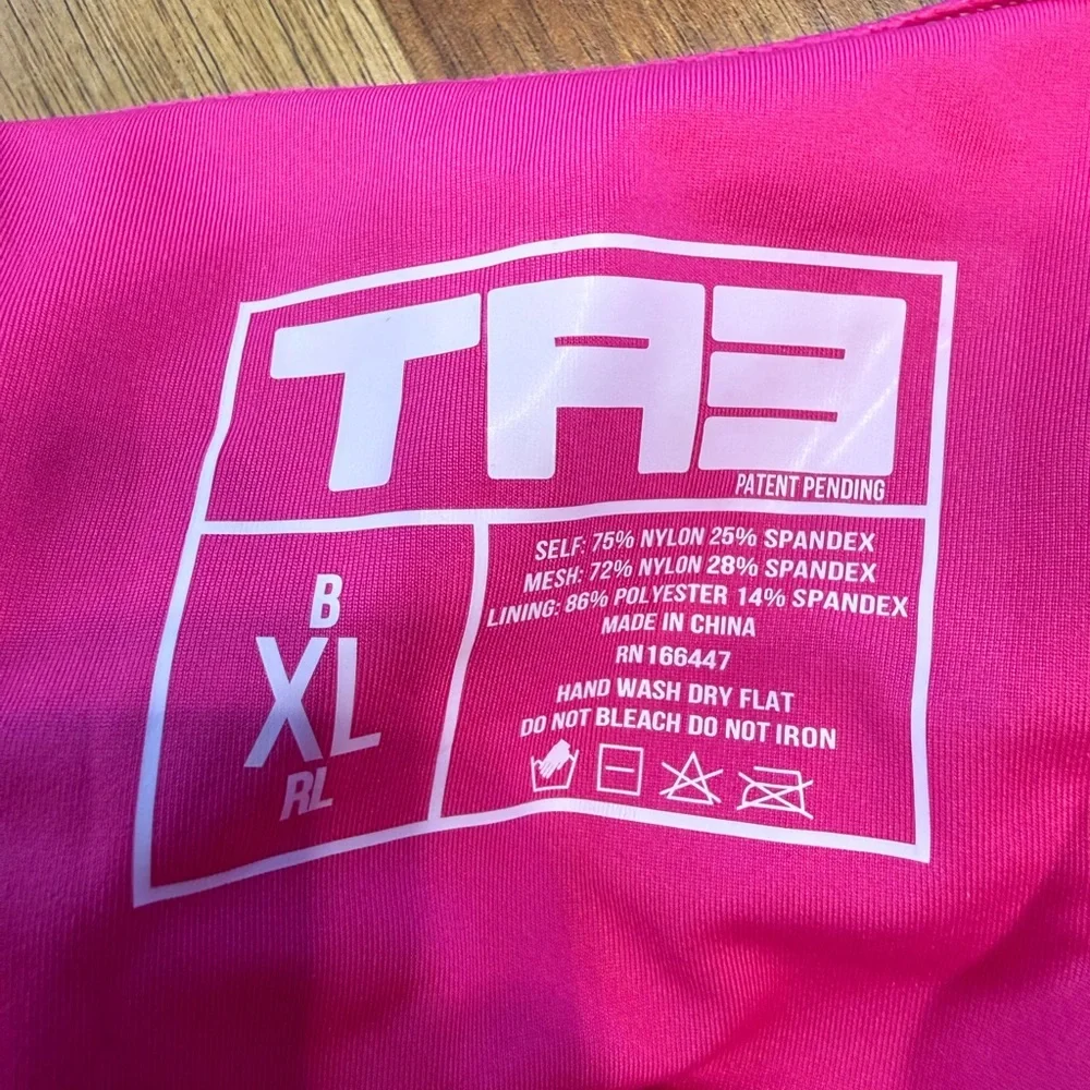 TA3 Brazilian Lifty Shaping Fuchsia Lace-Up One Piece Swimsuit - Picture 4 of 8